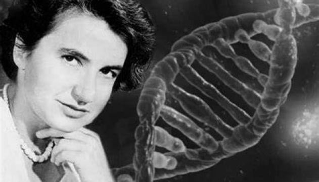 Rosalind Franklin em seu laboratório